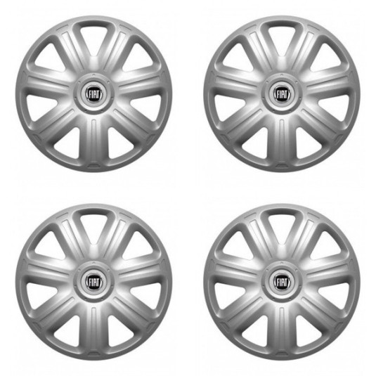 Капаци за Fiat (черен) 15 COMFORT