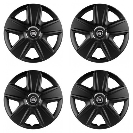 Колелни капаци за Fiat (черен) 16 ESPRIT RC BLACK