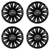 Капачки за Fiat (черни) 16 ACTIVE RC BLACK