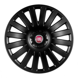 Колпачки за Fiat (червени) 14 Smart black
