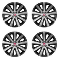 Капаци за Fiat (червени) 14 Aviator carbon silver&black