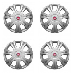 Капачки за Fiat (червени) 14 IMPULSE