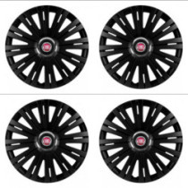 Капаци за Fiat (червени) 14 ACTIVE RC BLACK