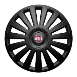 Капачки за Fiat (червени) 15 Luxury black