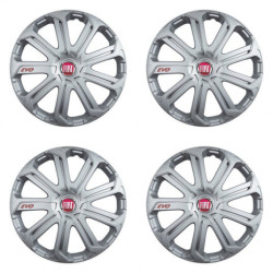 Капаци за Fiat (червени) 15 Evo silver