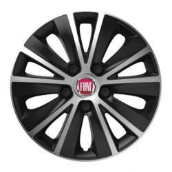Капачки за Fiat (червени) 15 RAPIDE silver and black
