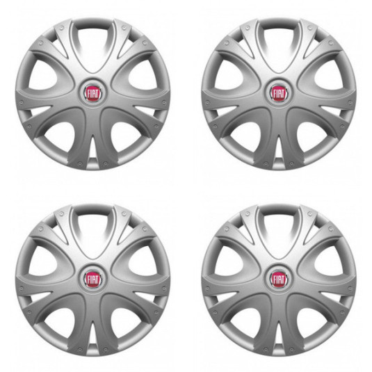 Тасове за Fiat (червени) 15 DYNAMIC