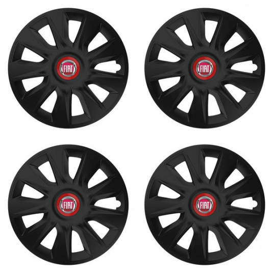 Капаци за Fiat (червени) 16 STRATOS RR black