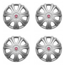 Капачки за Fiat (червени) 16 IMPULSE 16-VERSACO