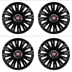 Капачки за Fiat (червени) 16 ACTIVE RC BLACK