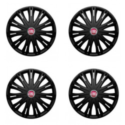 Капачки за Fiat (червени) 17 SPARK BLACK