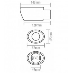 Край на uitgaz (Ø utgaz до 43mm)
