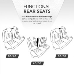 Комплект автомобилни тапицерии OTOM RUBY design 1201