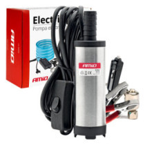 Електрическа помпа за дизел 12V потопяема, диаметър 38 mm - комплект с маркуч
