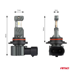 LED крушки за основното светлинна серия Hybrid HB4 9006 6000K Canbus 60W AMIO-04118