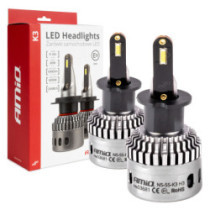 LED крушки главното осветление K3 H3 12V 6000K canbus AMIO-03681