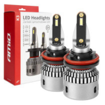 LED крушки главно осветление K3 H8 H9 H11 H16 12V 6000K canbus AMIO-03686