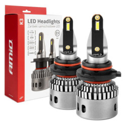 LED светлини за главното осветление K3 HB4 9006 12V 6000K canbus AMIO-03688