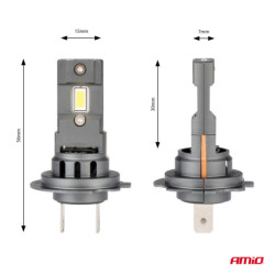 LED крушки X4-series AVIATOR H7/H18 6500K max 44W AMIO-03764