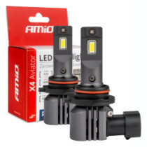 LED крушки X4-series AVIATOR HB4 9006 6500K макс 44W AMIO-03767