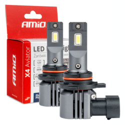 LED крушки X4-series AVIATOR HIR2 9012 6500K макс 44W AMIO-03768