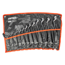 Комплект двустранни ключове 6-32cm 12бр AMiO-04197