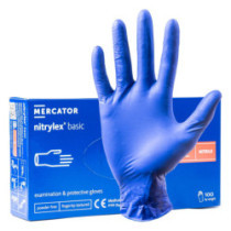 Нитрилни ръкавици Nitrylex Basic размер L, 100 бр.