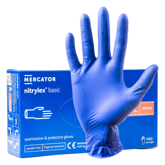 Нитрилни ръкавици Nitrylex Basic размер XL, 100 бр.