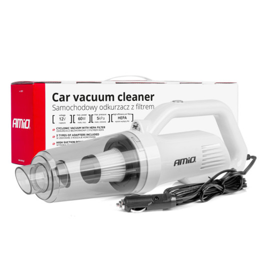 Вакуум за автомобил 12V 60W HEPA 5kPa AMIO-03691