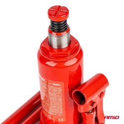 Хидравличен бутален домкрат 5T в PVC кутия AMIO-04183