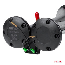 Клаксон фанфара 2-тонален 12-24V AMIO-03617