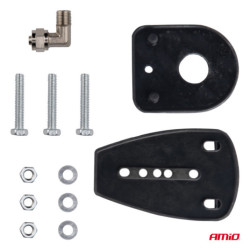 Клаксонна сигнализация хром 620 mm 12V 24V LowTone AMIO-04078