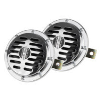 Звукова сигнализация клаксон хром 125 mm 12V AMIO-04074