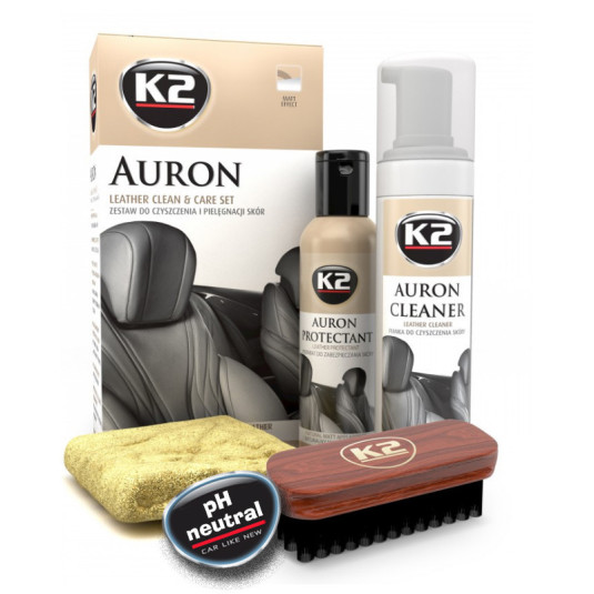 K2 Auron 200ml - комплект за почистване на кожа