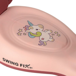 LED Swing FIX S1 Люлка с дръжка розова макс. 65 kg