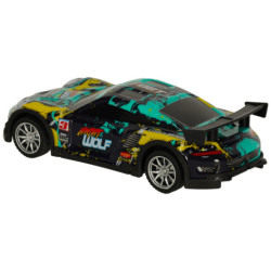 RC спортна кола синьо - зелена