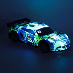 RC спортна кола синьо - зелена