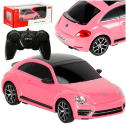 RC кола 1:24 Volkswagen Beetle розово