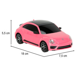 RC кола 1:24 Volkswagen Beetle розово