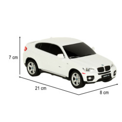 RC автомобил 1:24 BMW X6, бял