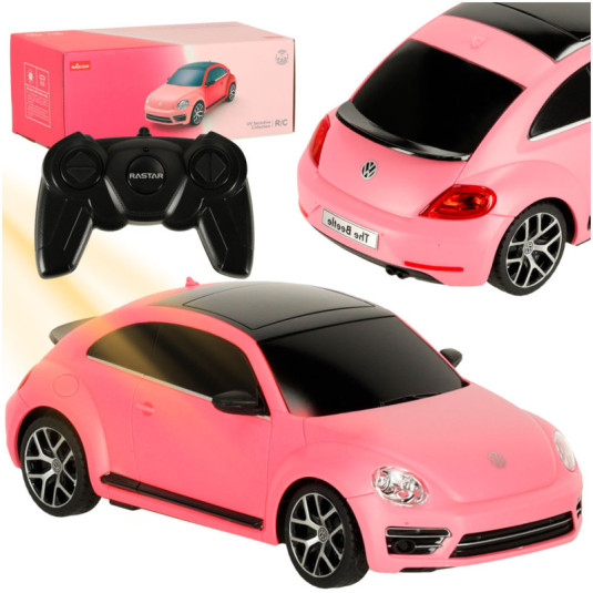 RC кола 1:24 Volkswagen Beetle-UV розова