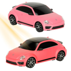 RC кола 1:24 Volkswagen Beetle-UV розова
