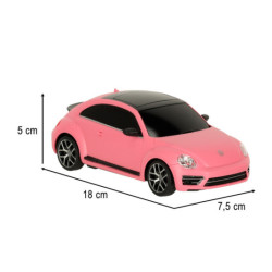 RC кола 1:24 Volkswagen Beetle-UV розова