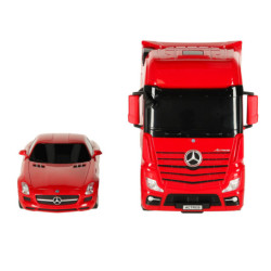 RC автомобил 1:26 Mercedes-Benz Actros, червен