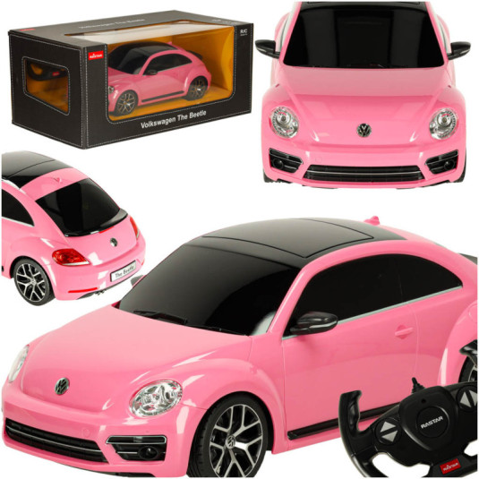 RC кола 1:14 Volkswagen Beetle розова