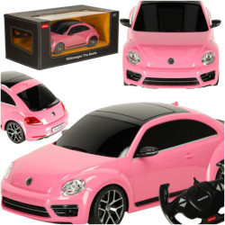 RC кола 1:14 Volkswagen Beetle розова