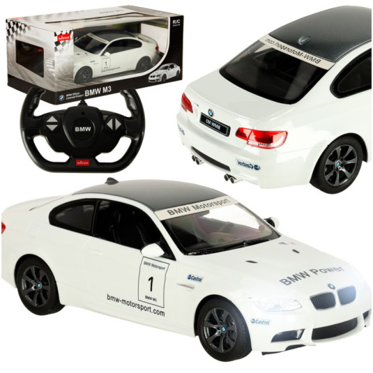 RC кола 1:14 BMW M3 бяла