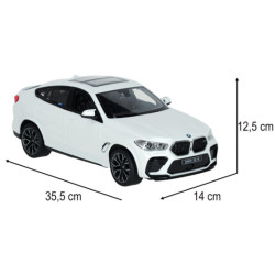 RC автомобил 1:14 BMW X6 M бял