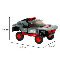 Конструкторски набор Audi RS Q e-tron състав от 376 части