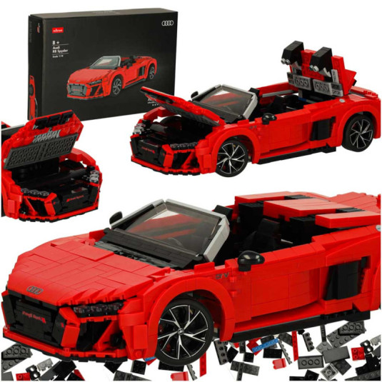 Конструктор Audi R8 Spyder с 1440 части в мащаб 1:14